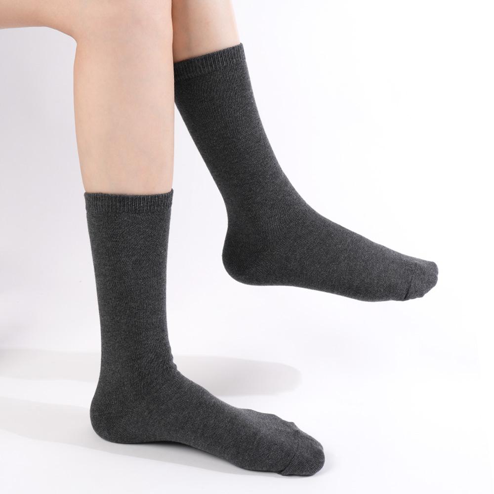 삭피엔스 🧦6켤레✨20cm 톡톡한 여자 긴목 무지 양말 세트