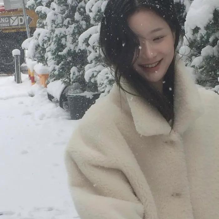 Reversible shearling coat