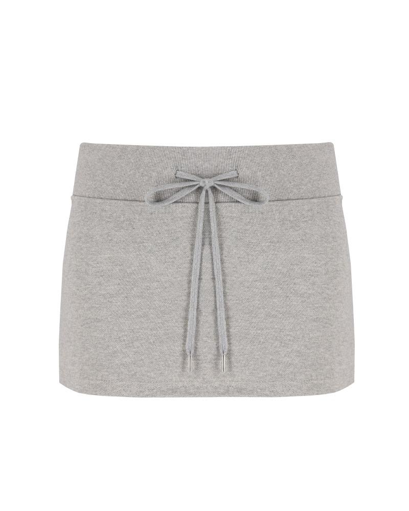 [MADE] 켈리 세미-로우라이즈 트레이닝 스커트 - GRAY