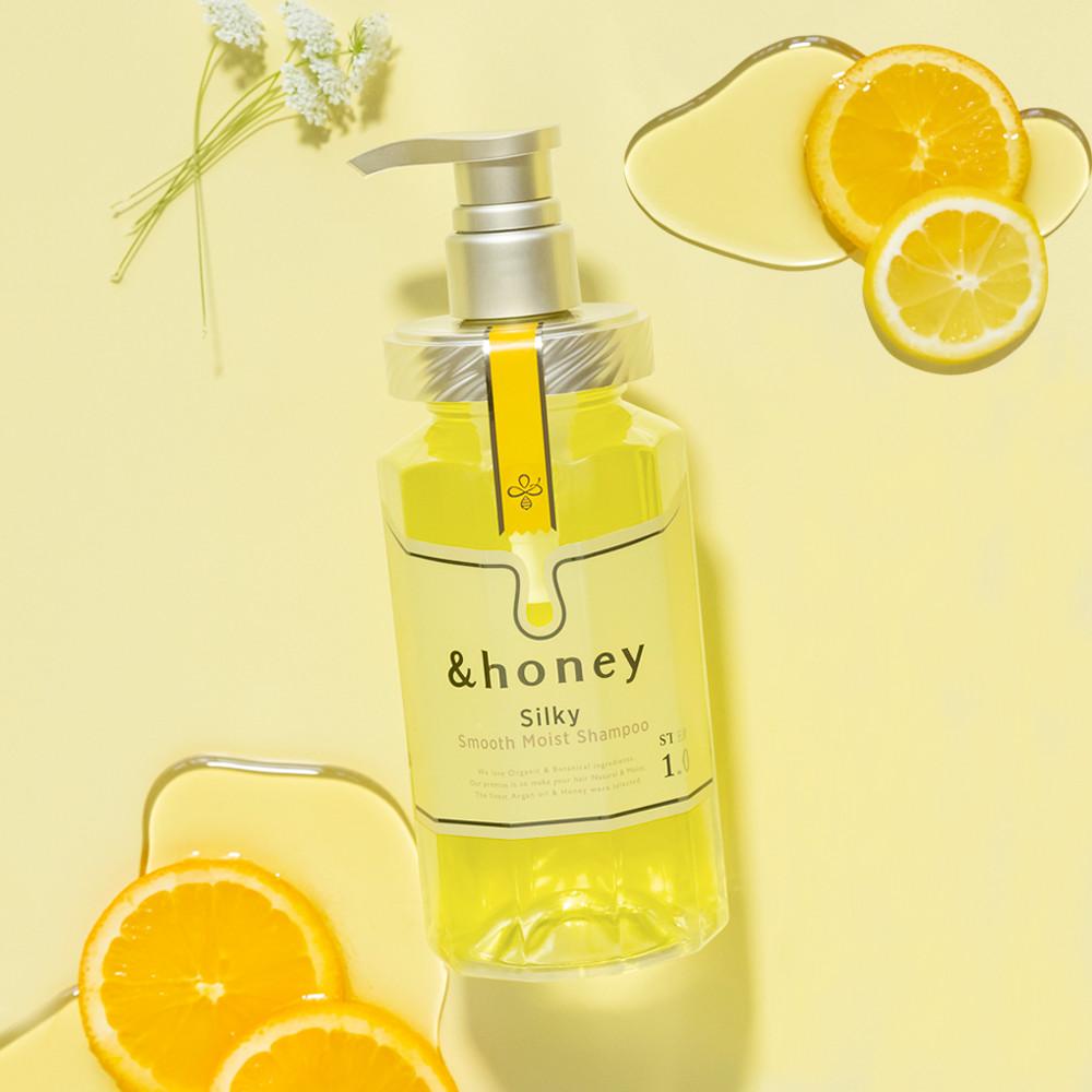 &honey 앤허니 실키 스무스 모이스트 샴푸 1.0  / 한국 공식 판매