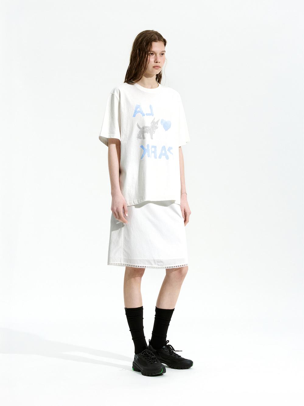 LOVE PARK T-SHIRT_OFF WHITE