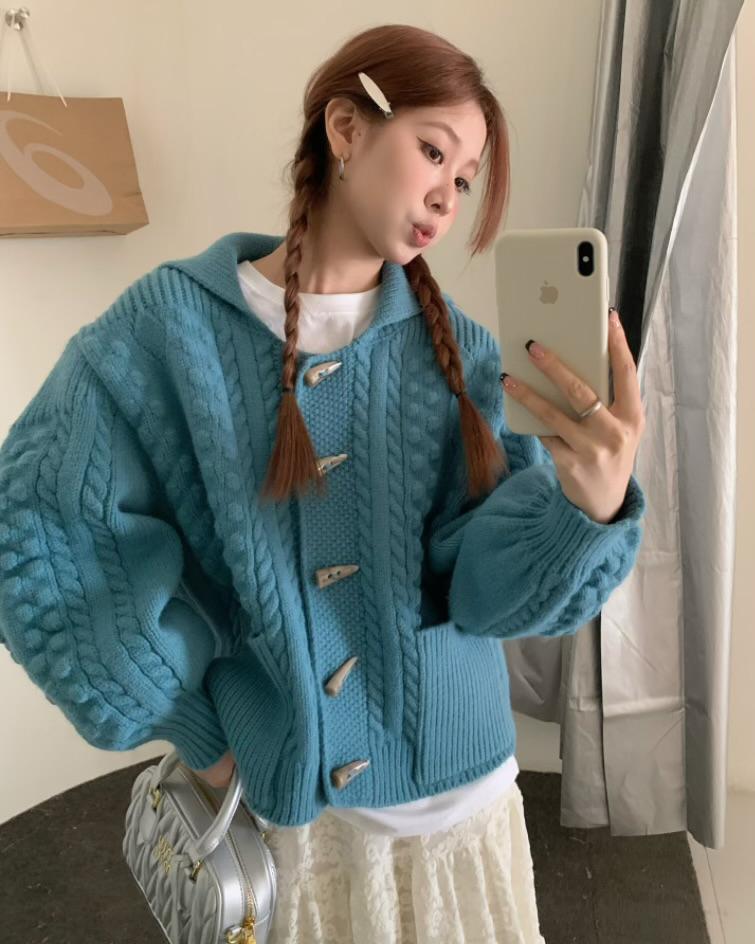 [CoverApparel] 프롬 케이블 니트 / 2color