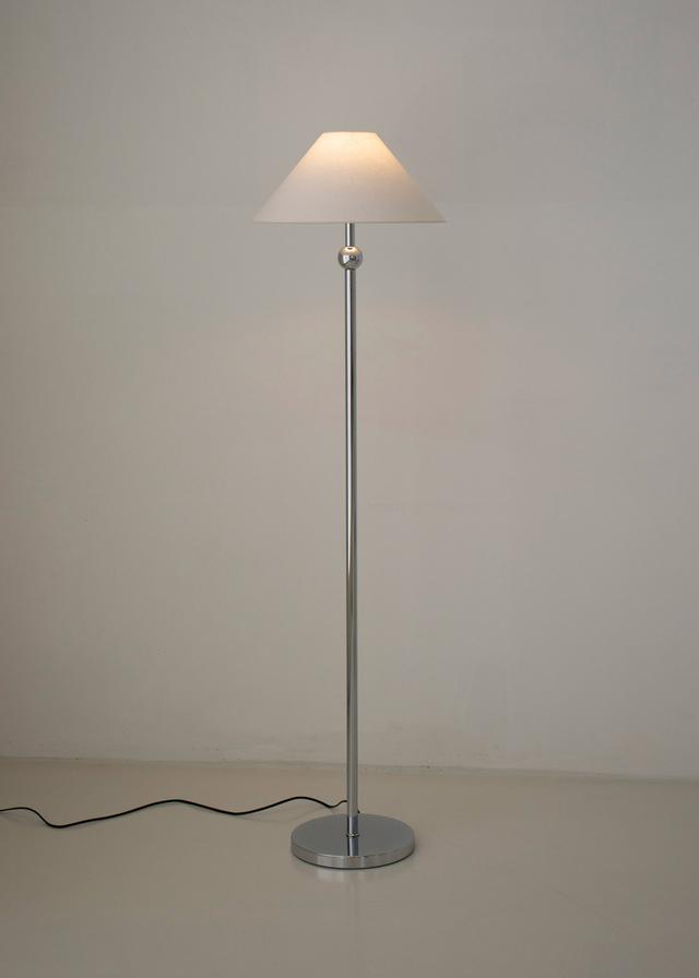 Ball Floor Lamp Chrome