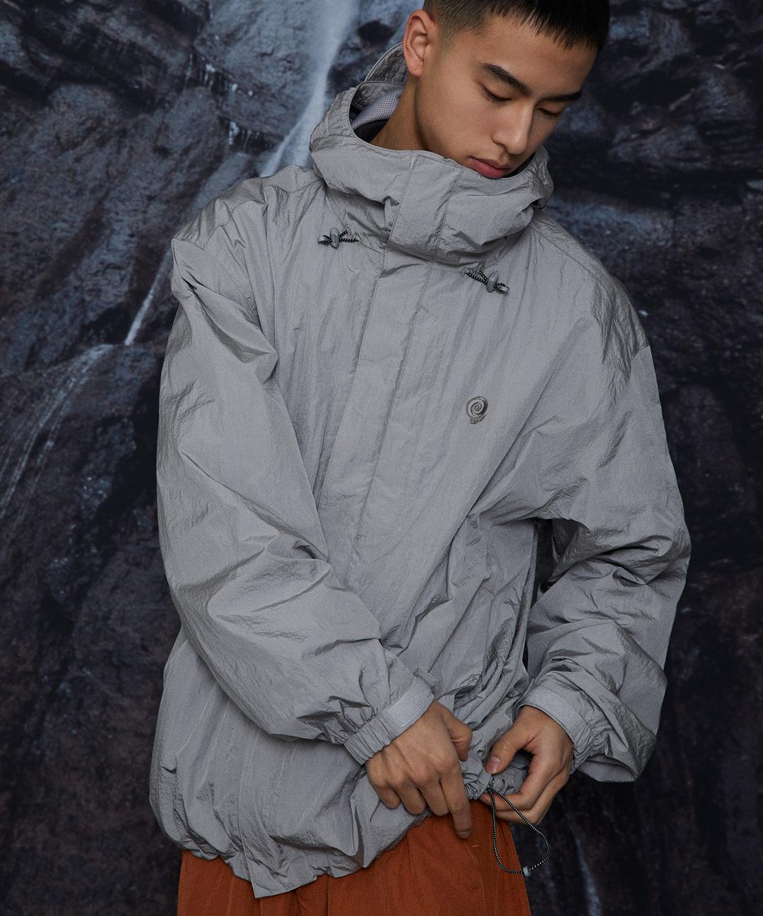 [4/28 예약배송]고프 후드 윈드 브레이커 그레이