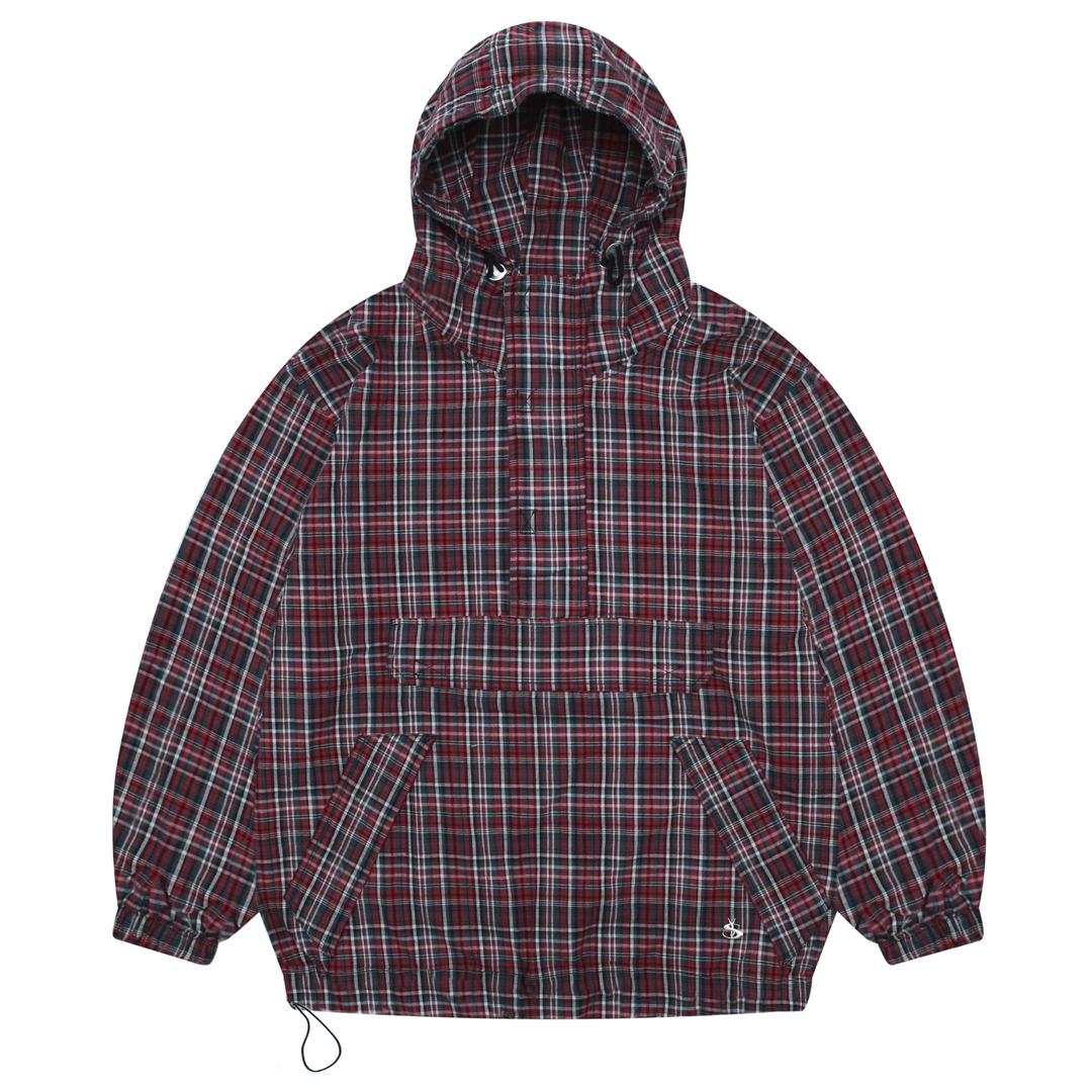 Plaid Pullover (Black/Red) - XL