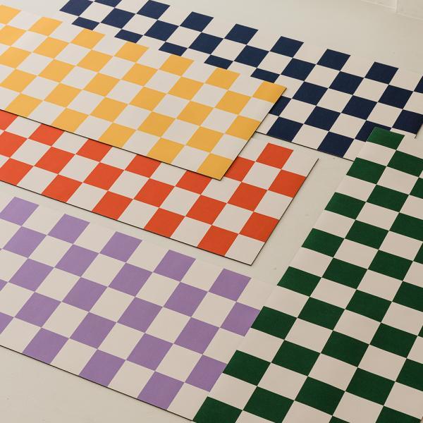 빨아쓰는 폭신폭신한 규조토 체크 발매트