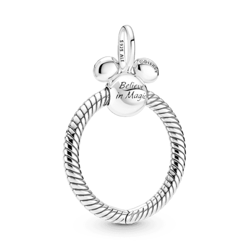 디즈니 미키 마우스 오 펜던트"Believe in Magic\"