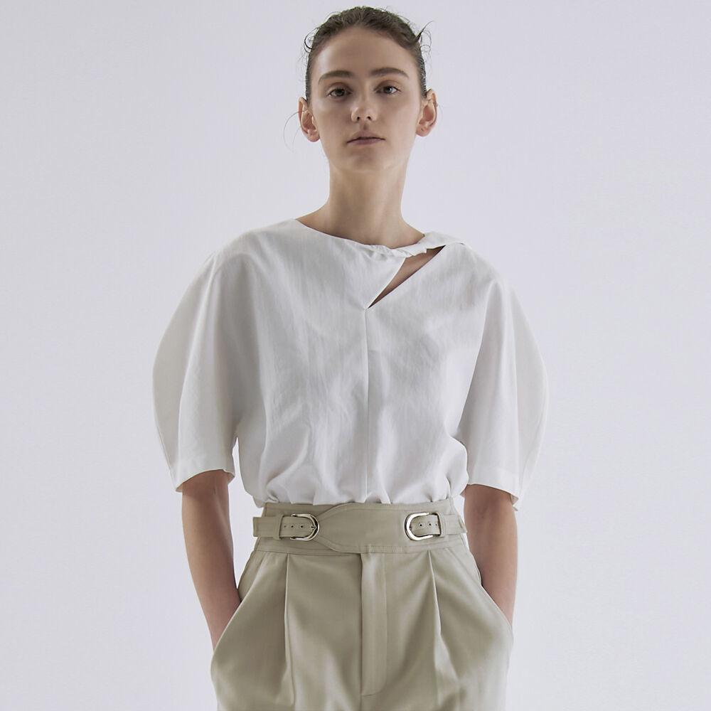 TWISTED BLOUSE_WHITE
