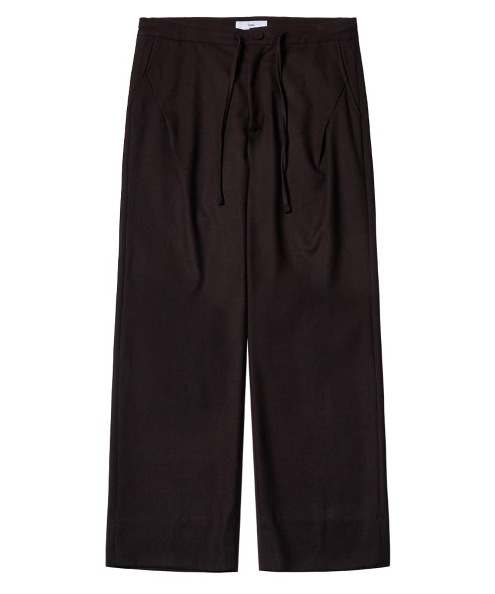 SLASH PIN TROUSERS (DARK BROWN)