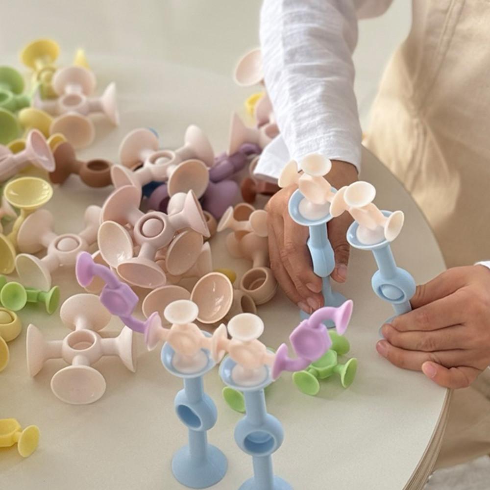 아티바바 실리콘 소프트 블럭 장난감ㅣ오징어블럭 팝콘블럭 (택1)ㅣ창의력발달 오감자극 피젯 완구 목욕놀이 흡착 블록 캠핑놀거리 어린이집교구 유아장난감 어린이선물