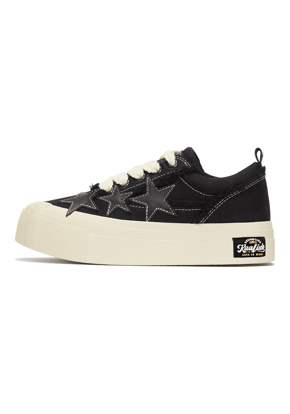 Star Canvas Shoes - US 3.5 MEN/US 5 WOMEN=IT 35 / Black / Unisex
