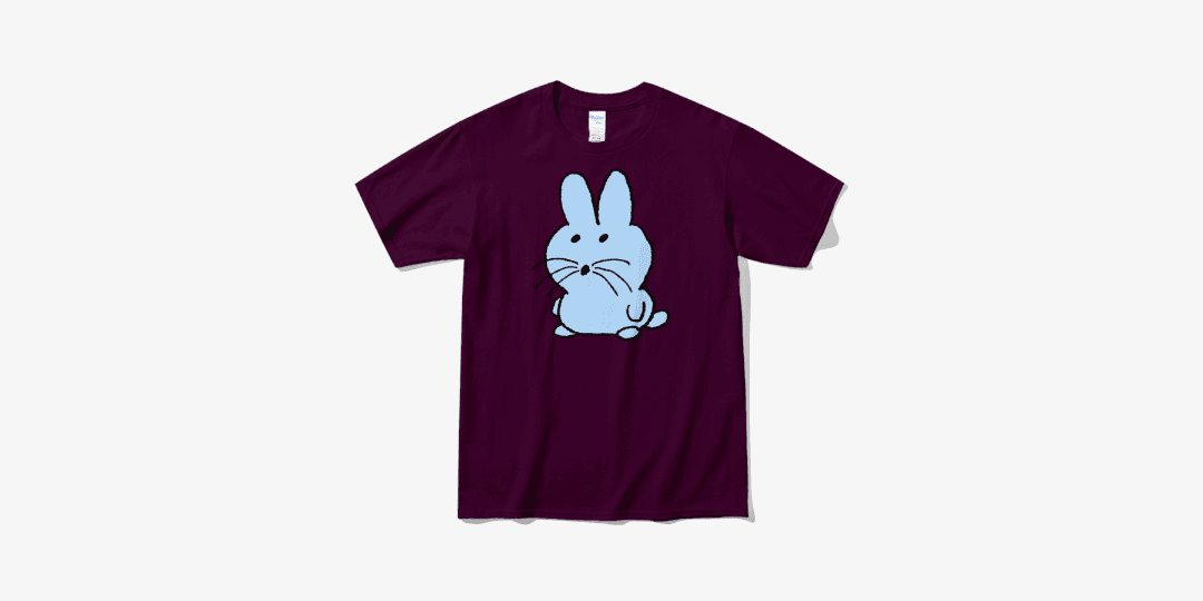 파란 토끼 반팔티 2세대