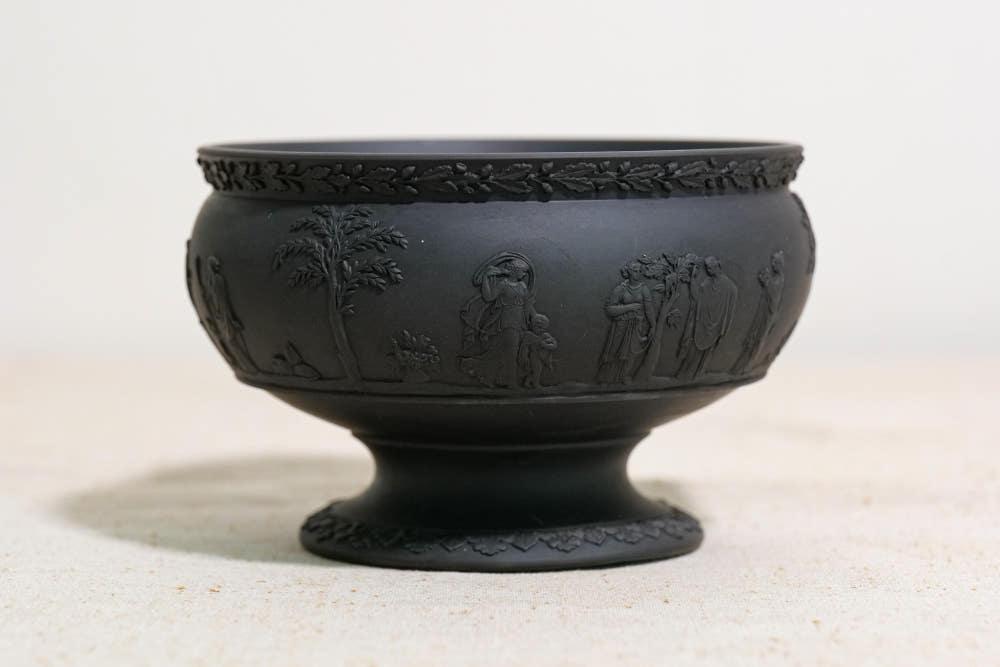 [중고] 앤틱 웨지우드 블랙 바솔트웨어 센터피스 보울 Antique Wedgwood Black Basaltware Centerpiece Bowl