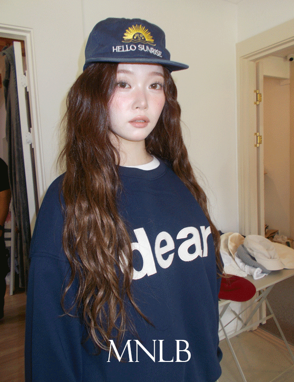 디어먼트 츠키PICK!🎁 [단독] [가을🤎15%][루즈핏맨투맨/티셔츠/직진배송][MNLB] 디어 루즈핏 레터링 코튼 맨투맨