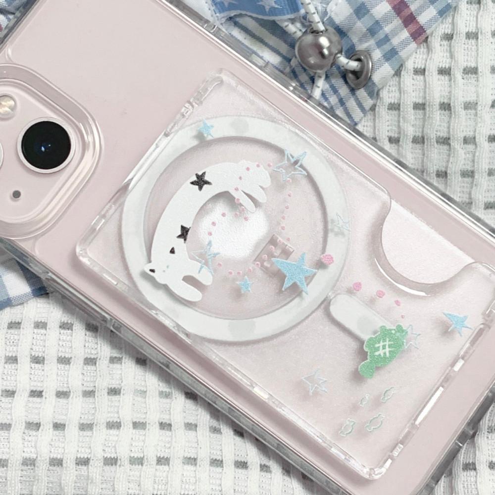 고양이의 정원 카드홀더 ⎪ 투명 카드 홀더