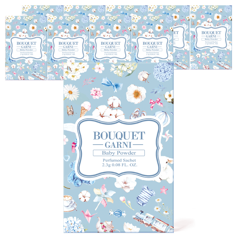 부케가르니 퍼퓸드 미니샤쉐 2.3g 10개입 베이비파우더 향