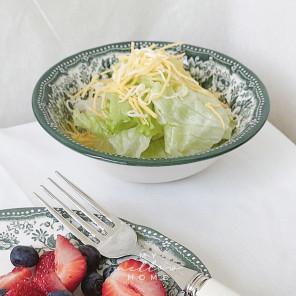 마이멜로우홈 클레이탄 다이아나 노엘 플라워 크리스마스 접시 시리얼볼