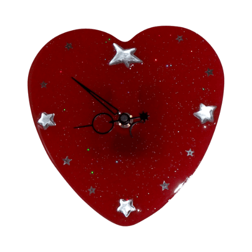 red heart clock ★ONGOING