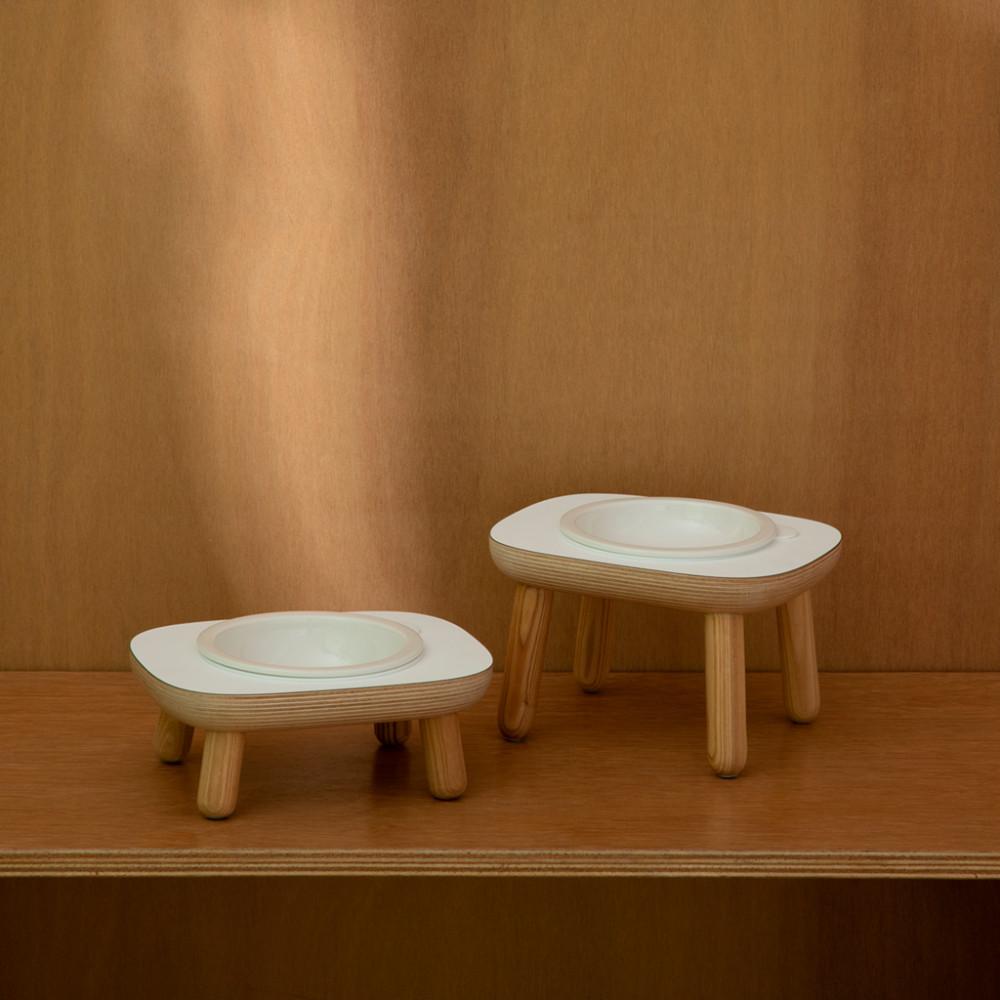 두잇 데일리테이블 화이트 강아지 고양이 밥그릇