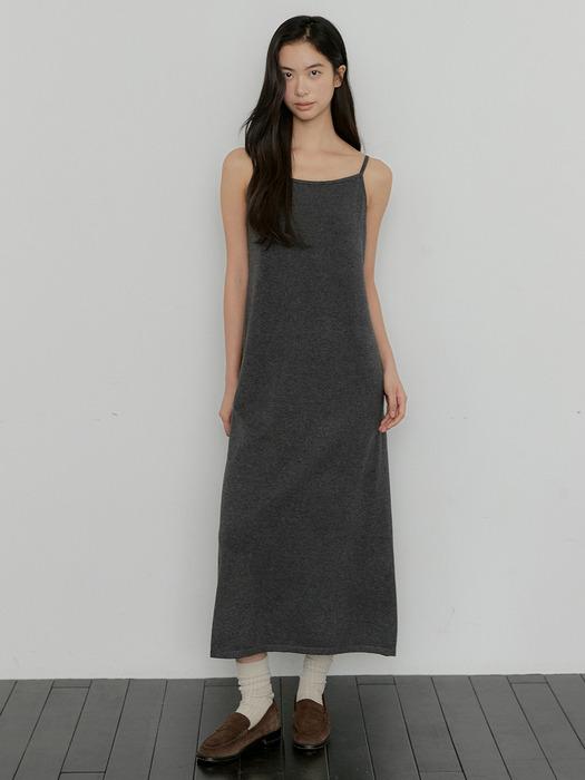 [2차리오더] flow knit onepiece 281 (melange gray)