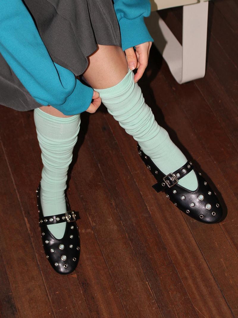 아케 VIVID NON-SLIP KNEE SOCKS (5color!)