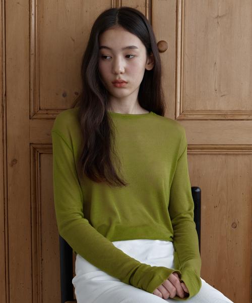 Sheer Touch Long Sleeve (Olive)