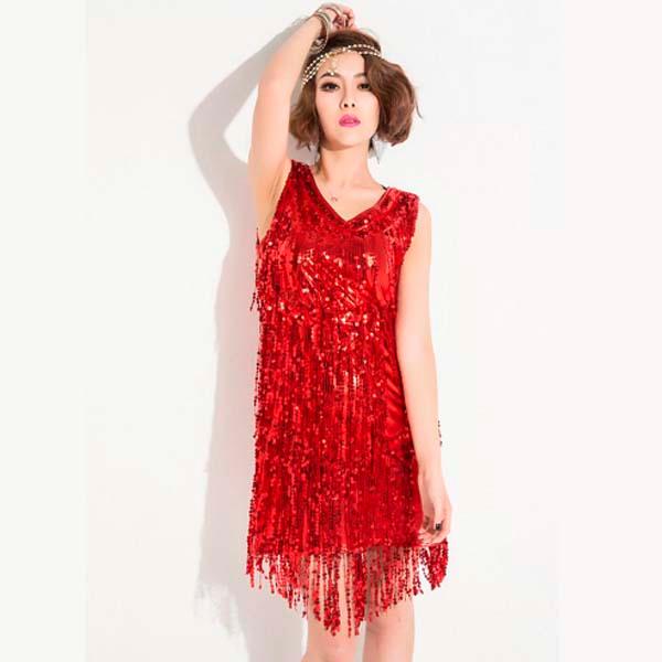 공연의상 스팽글 라틴 댄스복 5종택(M~2XL)