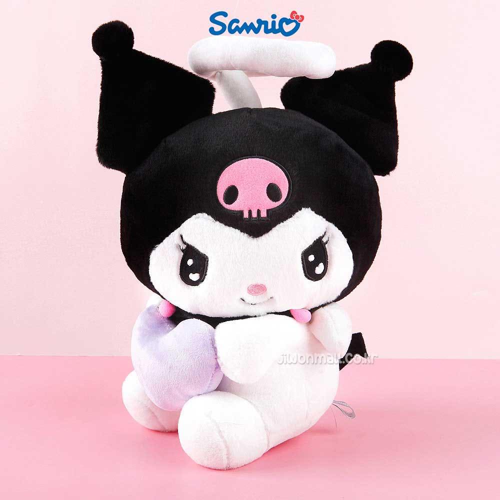 산리오 대형인형 쿠로미 인형 쿠루미 엔젤 봉제 25cm