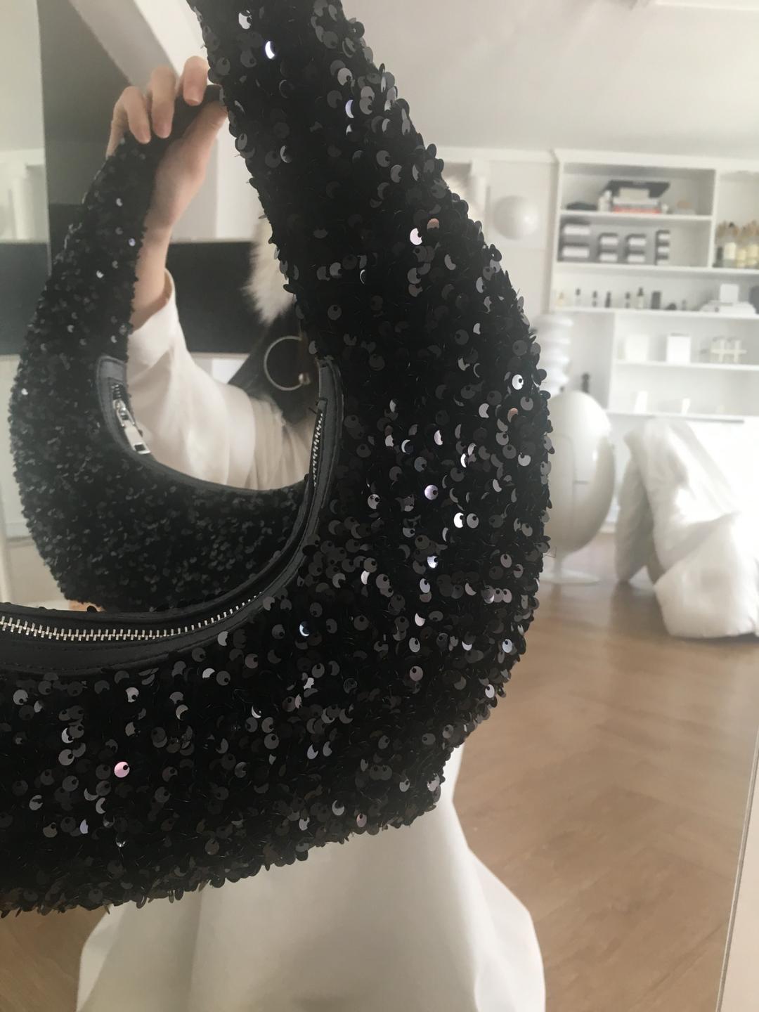 SEQUIN MOON BAG