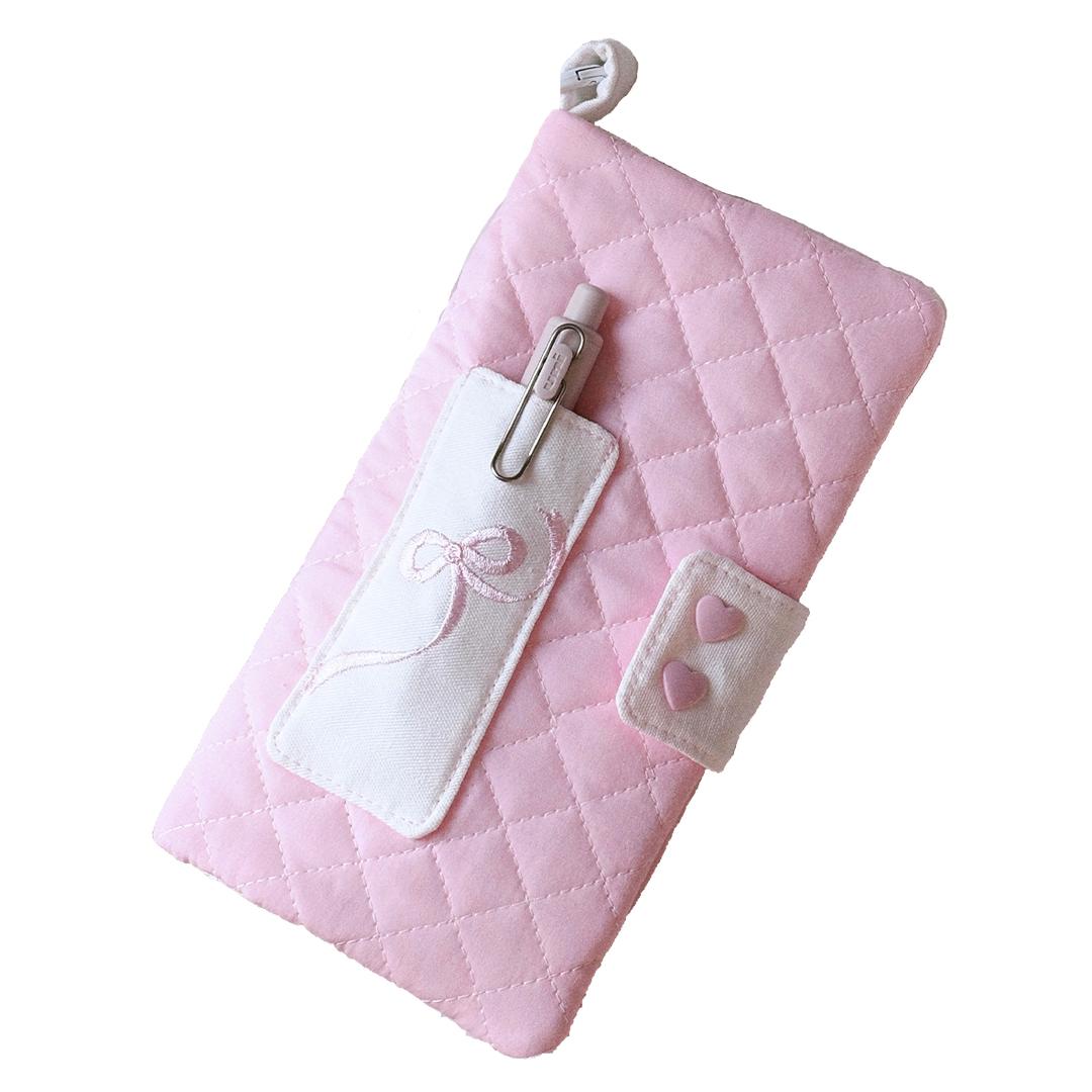 ribbon diary cover