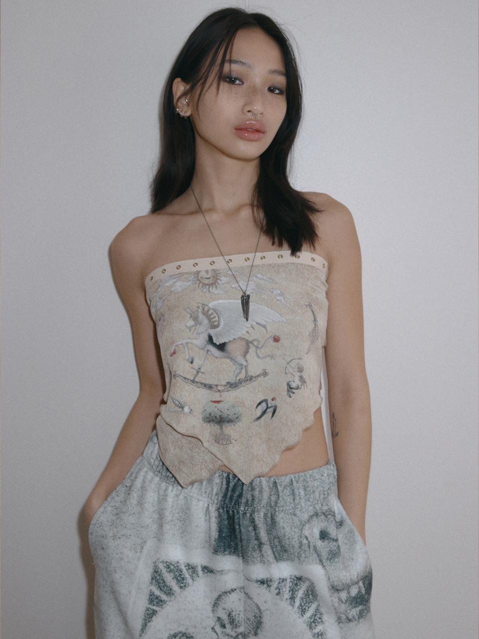 [REFURB] WOODY HORSE BANDANA TOP