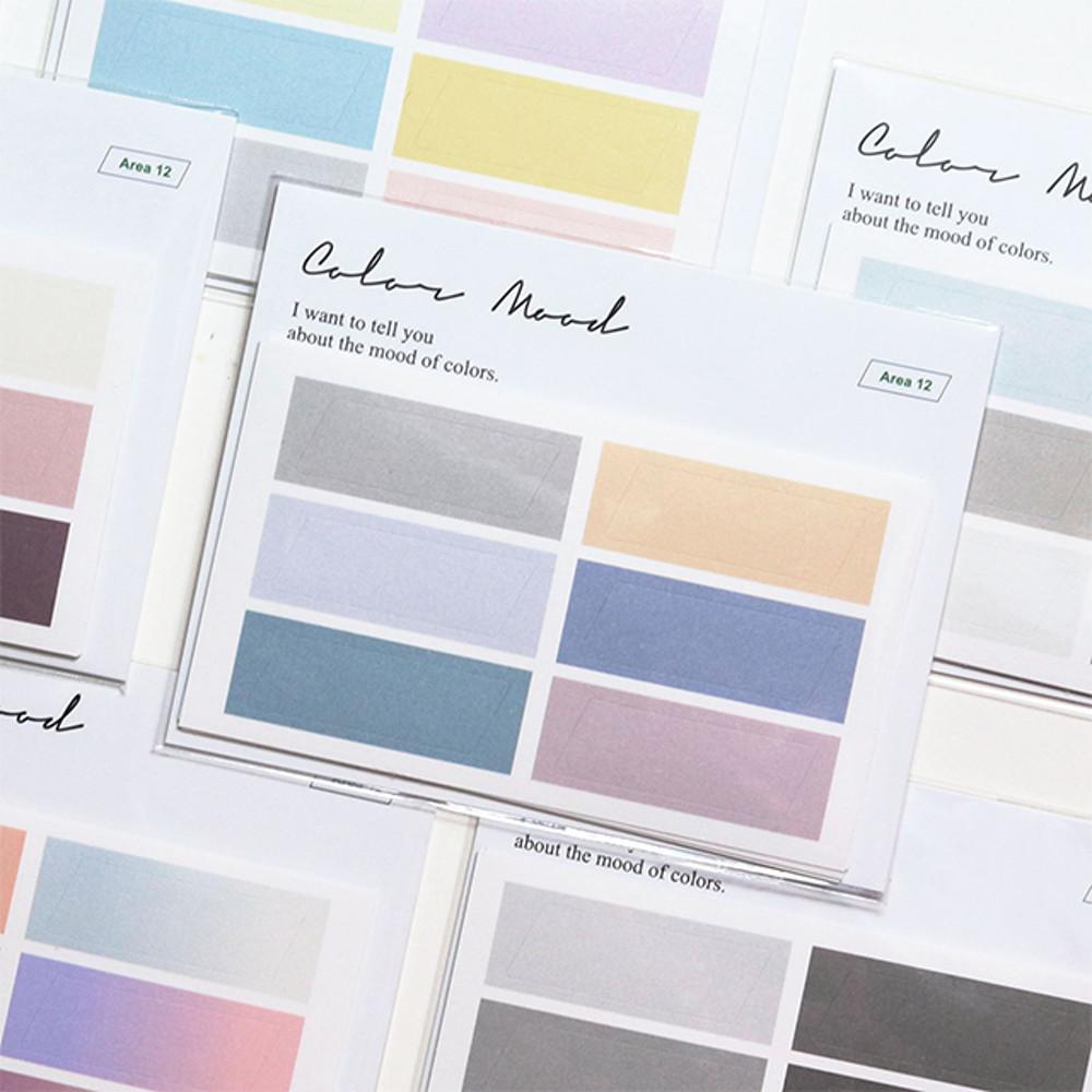 컬러 무드 스티커_라벨 타입