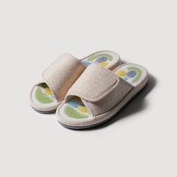 그림으로 알려주는 지압 거실화_250~270_베이지