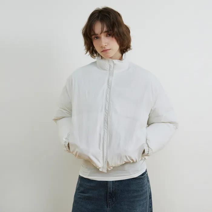 스무스 푸퍼 자켓_White