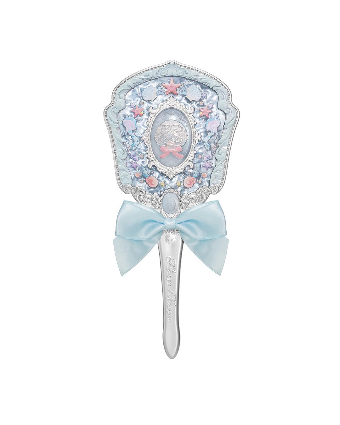 Shell's Jewel Hand Mirror - Blue Seashell
