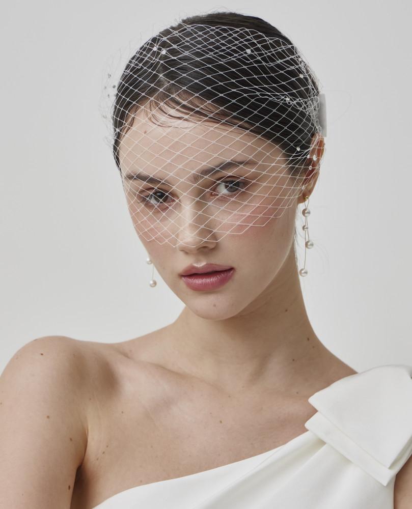 셀프 웨딩 촬영 소품 페이스 베일