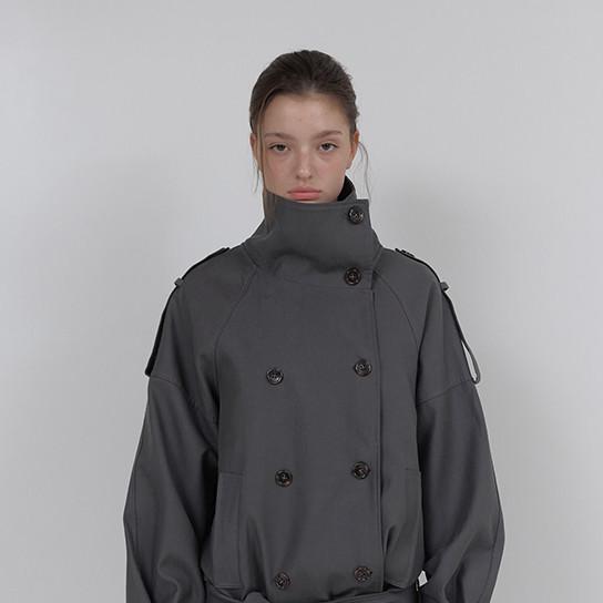 AUTHENTIC TRENCH JACKET (CHARCOAL)