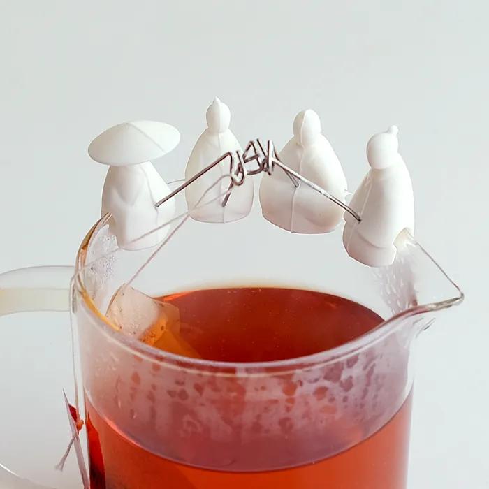 KIKKERLAND 키커랜드 강태공 티백 홀더 세트 (CU127)