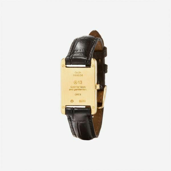 넘버링 1901 A13 워치 브레이슬릿 블랙 스트랩 골드 Numbering Watch Bracelet Balck Strap Gold