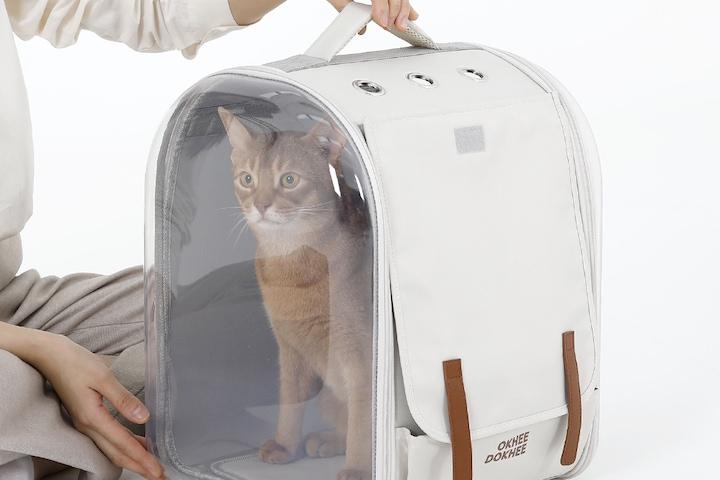 아치형 네모백팩 고양이이동장 강아지가방