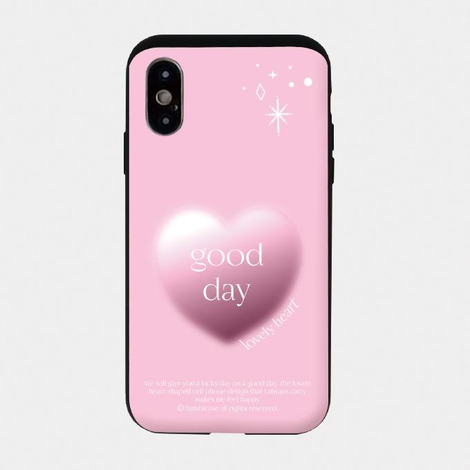 good day pink heart (범퍼케이스)