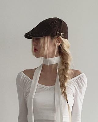 vintage washing hunting Cap (3color)
