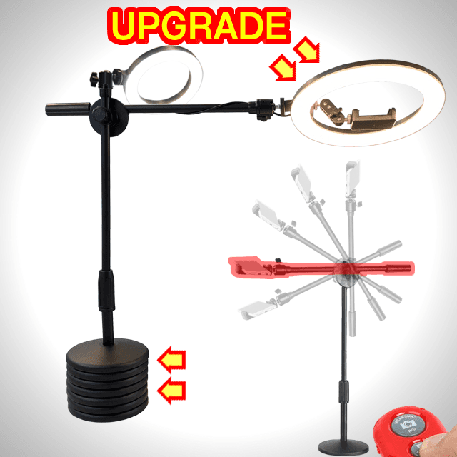 수직 촬영 거치대 핸드폰 항공샷 휴대폰 유튜브 유튜버 책스캔 스마트폰 만능 장비