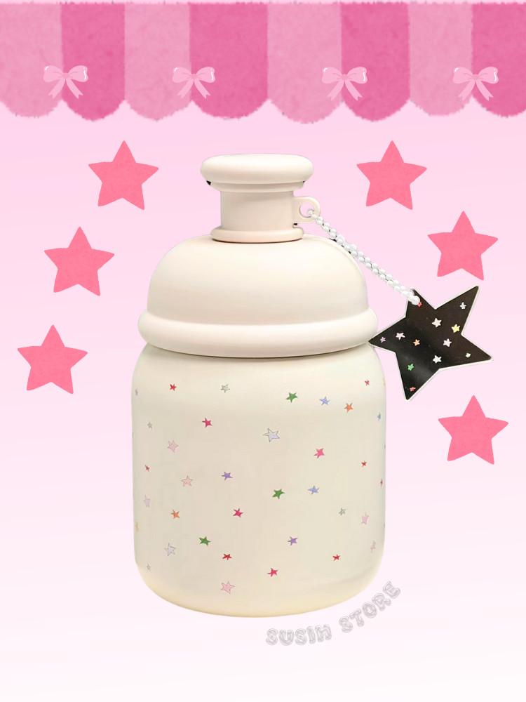 수심 Rainbow Mini Tumbler 레인보우 미니 텀블러 휴대 별 유니크 보온병