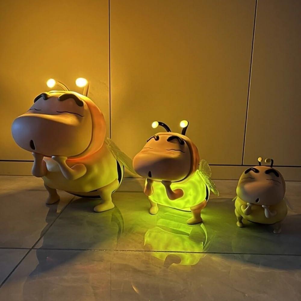 크레용 신짱 조명 야간 조명 침대 옆 램프 3D 야간 조명 무드등