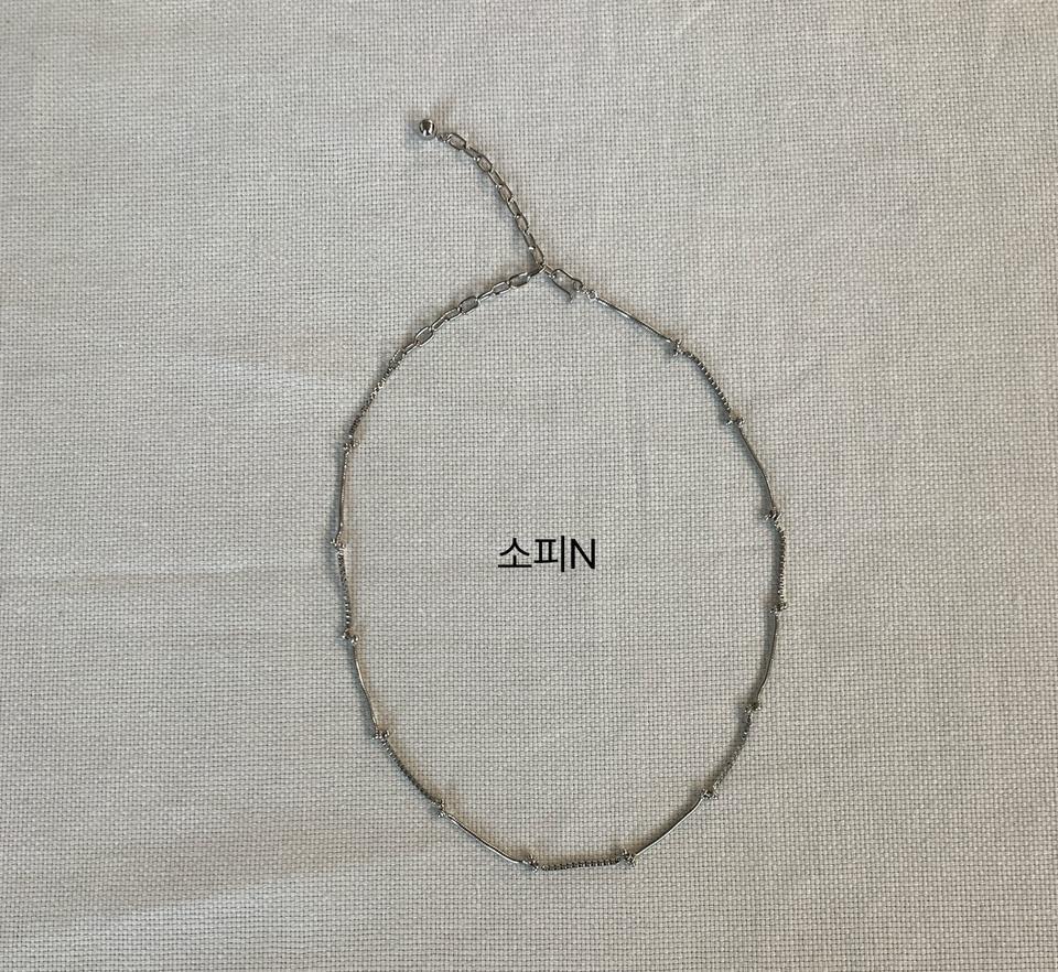 바이안 언더슨 소피 네크리스 실버 패션 목걸이