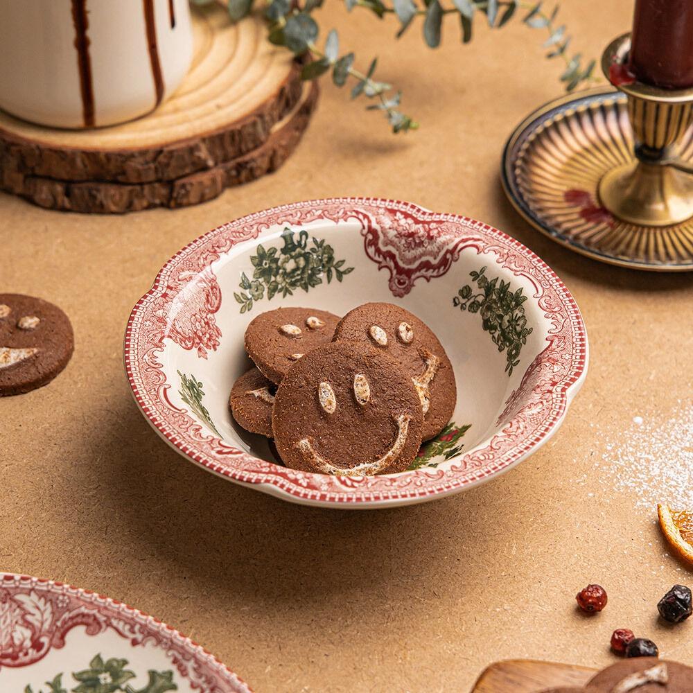 [존슨브라더스] 크리스마스 라인 레드 미니 시리얼 스몰볼 (15cm)