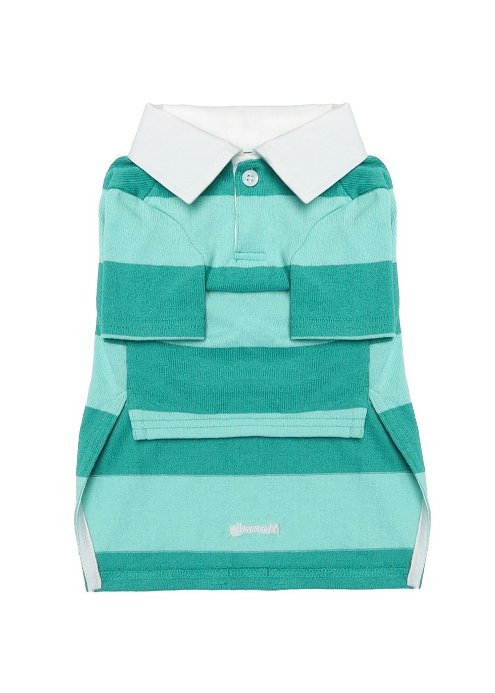[S, 6XL, 7XL 03/20 예약배송] Stripe Rugby Shirt (Mint)