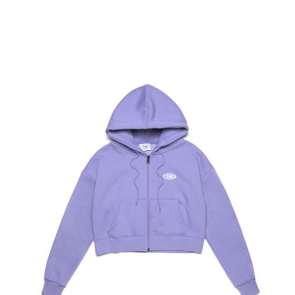 데이라이프 크롭 리버시블 후드 집업 (퍼플)