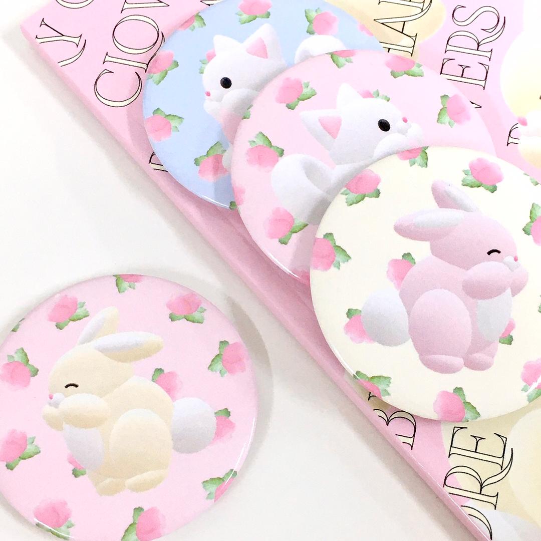 베이비로즈 손거울 4종